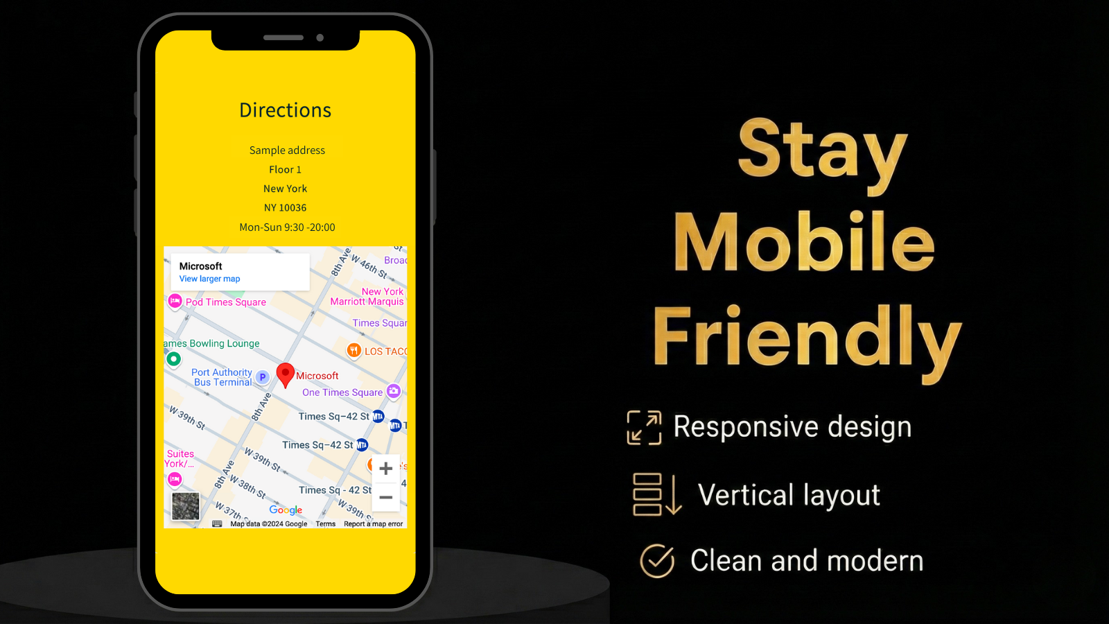 Responsive mobile store locator with auto-detect nearest store